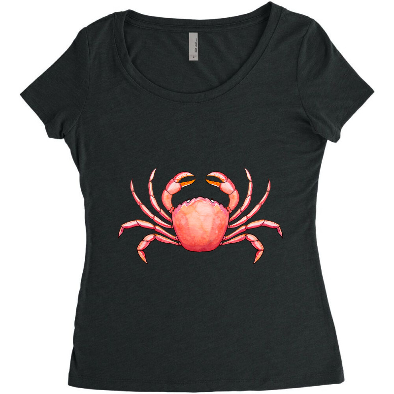 Nautical Sea Crab Ocean Marine Animals Fisherman S Women's Triblend Scoop T-shirt by MalenyJanis | Artistshot