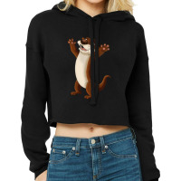 Otter Cropped Hoodie | Artistshot