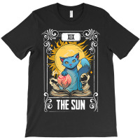 Tarot Card Gothic Astrology Occult The Sun Cat Tar T-shirt | Artistshot