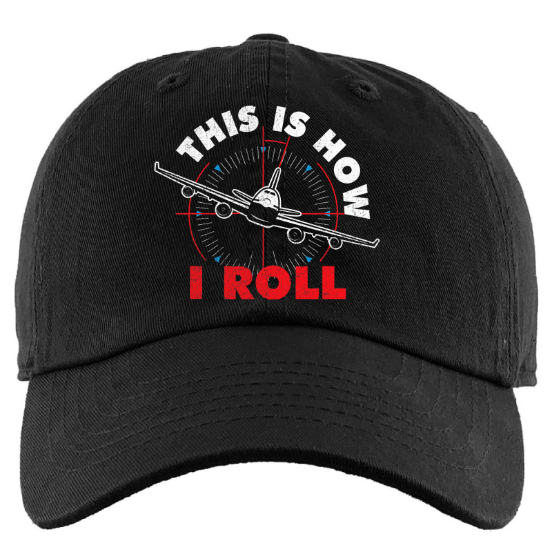 This Is How I Roll Airline Pilot Aviator Aircraft  Kids Cap | Artistshot