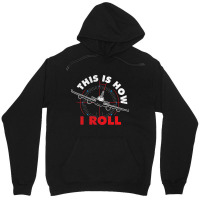 This Is How I Roll Airline Pilot Aviator Aircraft  Unisex Hoodie | Artistshot