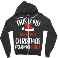 This Is My Airline Pilot Christmas Pajama Shirt Sa Zipper Hoodie | Artistshot