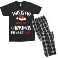 This Is My Airline Pilot Christmas Pajama Shirt Sa Men's T-shirt Pajama Set | Artistshot