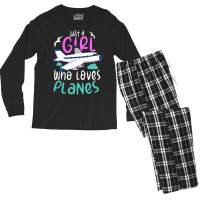 Pilot Aviation Airplane Airline Future Pilots Men's Long Sleeve Pajama Set | Artistshot