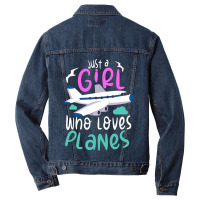 Pilot Aviation Airplane Airline Future Pilots Men Denim Jacket | Artistshot