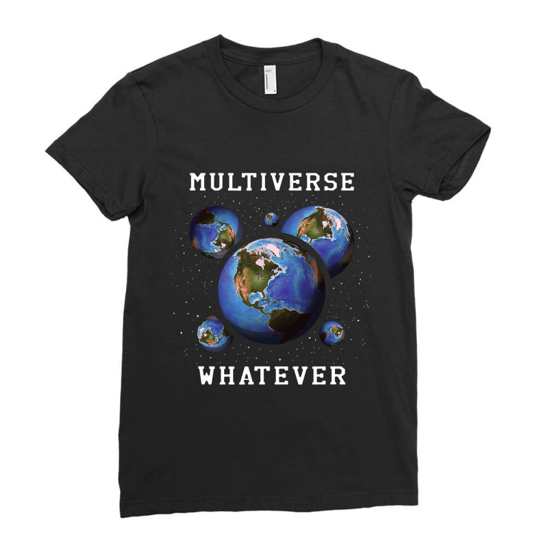 Parallel Dimension Astrophysics Astronomy Quantum  Ladies Fitted T-Shirt by MaximilianoMonroe | Artistshot