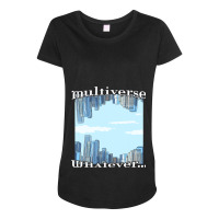 Parallel Universe Astrophysics Astronomy Physics M Maternity Scoop Neck T-shirt | Artistshot