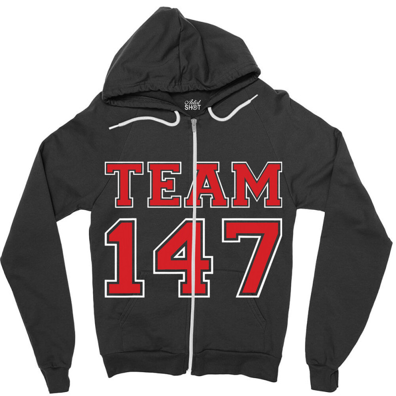 Snooker Team 147 Cue Sports Billard Zipper Hoodie | Artistshot