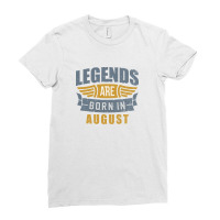 Legend Born August Ladies Fitted T-shirt | Artistshot