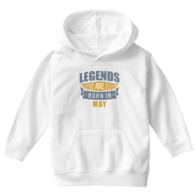 Legend Born May Youth Hoodie by hoseptrinty | Artistshot