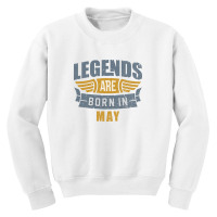 Legend Born May Youth Sweatshirt | Artistshot