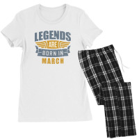 Legend Born March Women's Pajamas Set | Artistshot