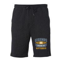 Legend Born September Fleece Short | Artistshot