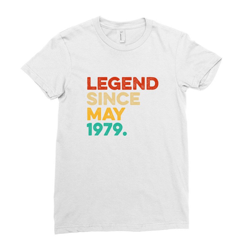 Legend Since May 1979 Ladies Fitted T-Shirt by hoseptrinty | Artistshot