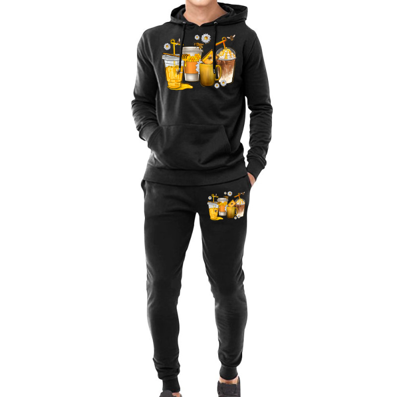 Coffee Cups Bumble Bee Hoodie & Jogger Set | Artistshot