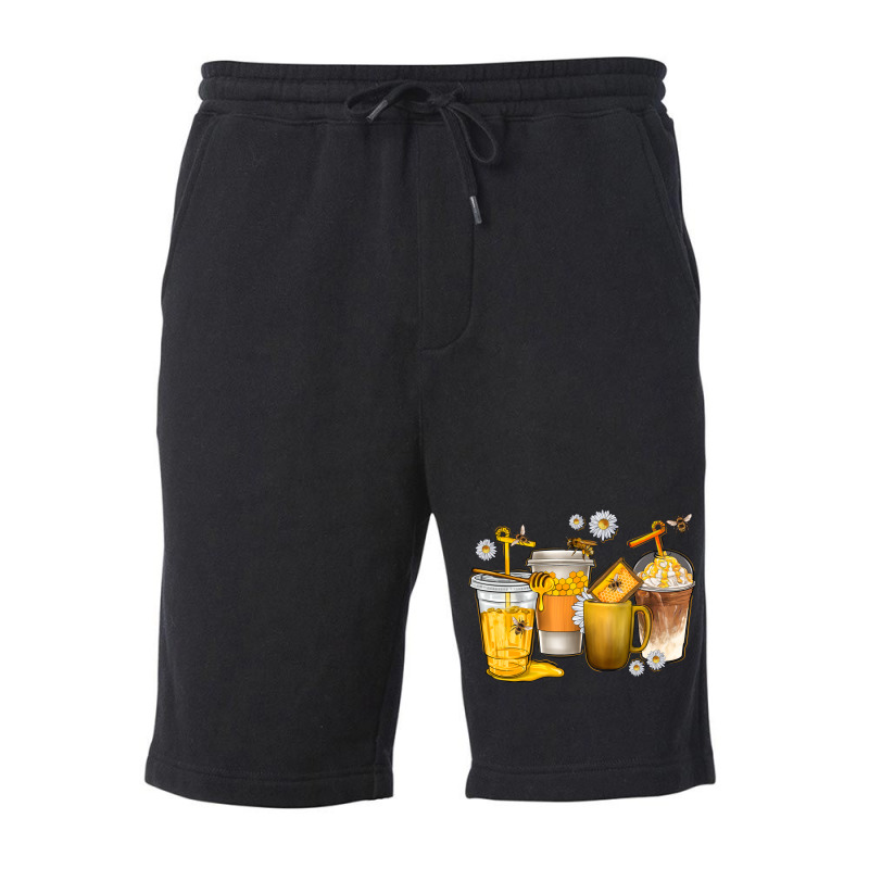 Coffee Cups Bumble Bee Fleece Short | Artistshot