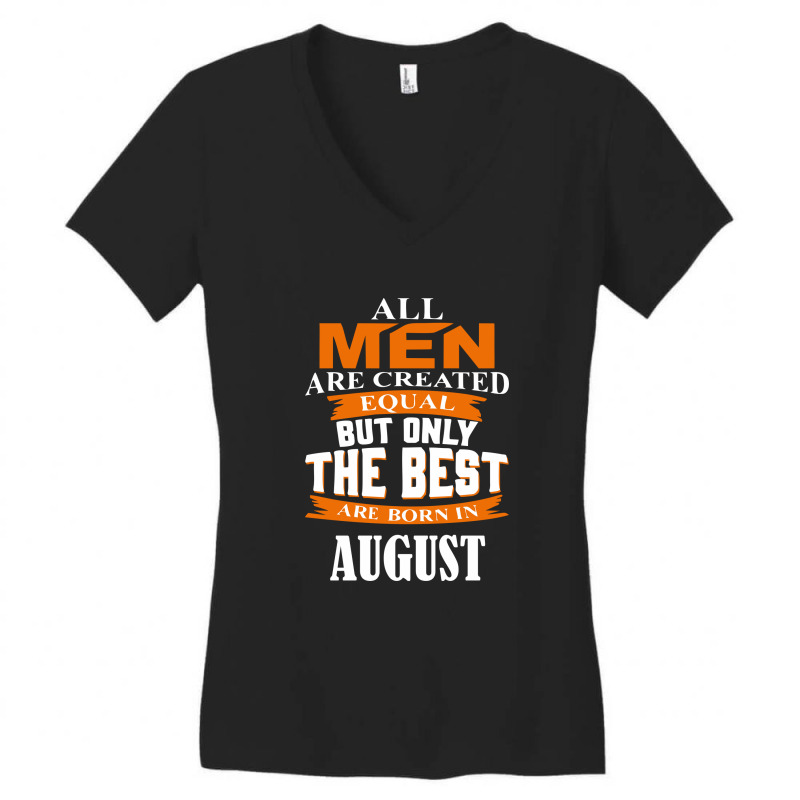 All Men Are Created (agustus) Women's V-Neck T-Shirt by skottcie | Artistshot