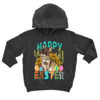 Happy Easter With Cowboy Elements Toddler Hoodie | Artistshot