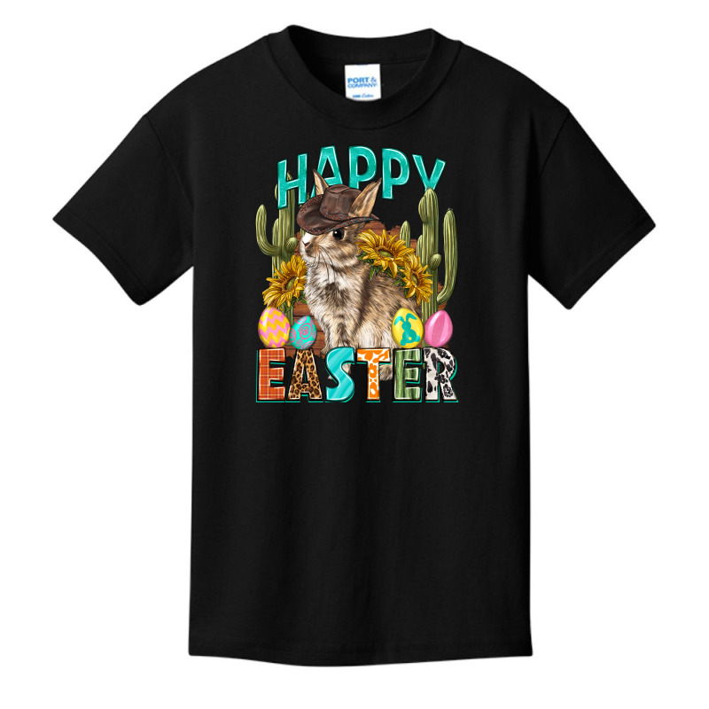 Happy Easter With Cowboy Elements Basic Youth T-shirt | Artistshot