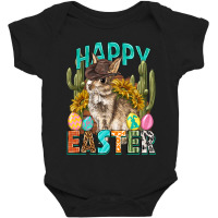 Happy Easter With Cowboy Elements Baby Bodysuit | Artistshot