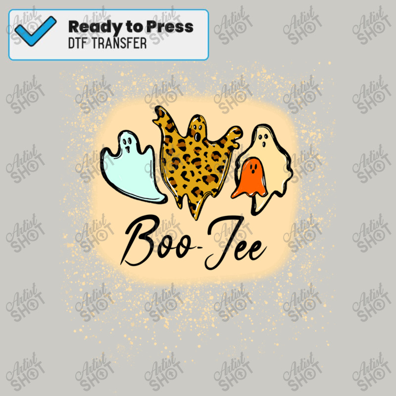 Boo Jee Ghost Leopard Hippie Halloween Long Sleeve T Shirt Dtf Transfer | Artistshot