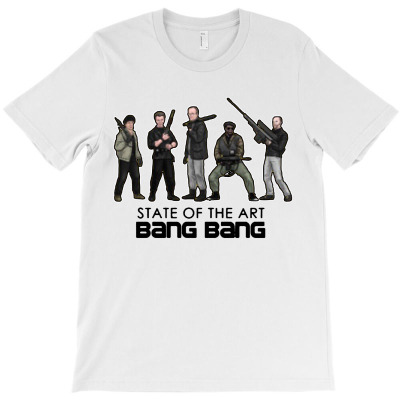 State Of The Art Bang Bang T-shirt Designed By Warner S Garcia