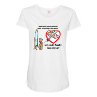 Cupid Would Shoot Me Maternity Scoop Neck T-shirt | Artistshot