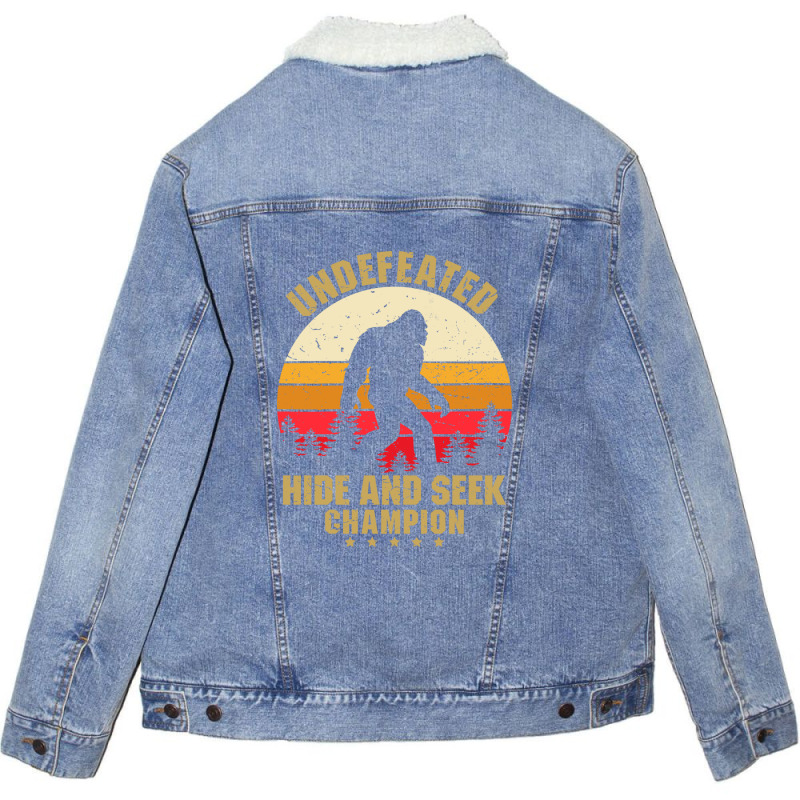 Hide And Seek World Champion 2 Unisex Sherpa-lined Denim Jacket | Artistshot