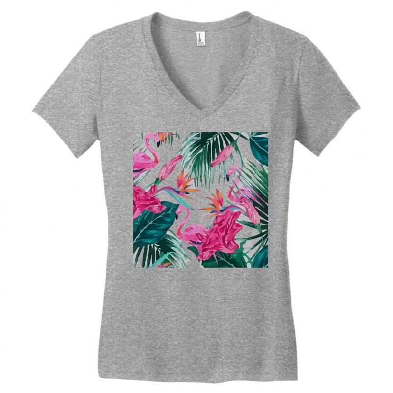 Botanical T  Shirt Botanical Fascinating Floral T  Shirt Women's V-Neck T-Shirt by hodkiewiczemelie889 | Artistshot