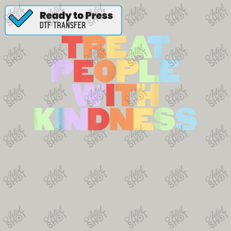 Tpwk Treat People With Kindness Rainbow Dtf Transfer | Artistshot