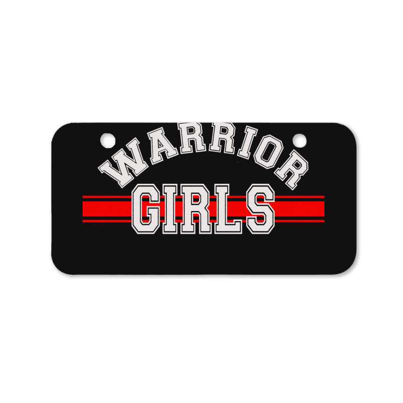 Warrior Girls 2 Bicycle License Plate | Artistshot