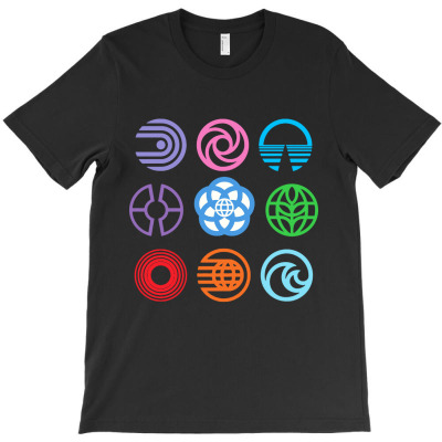 The Symbols Of Epcot T-shirt Designed By Warner S Garcia