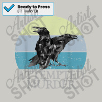 Attempted Murder Crows  Ravens Funny Crow  Birds Dtf Transfer | Artistshot