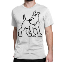 Tintin Snowy Dog Classic T-shirt | Artistshot