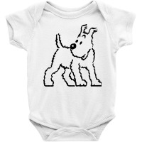 Tintin Snowy Dog Baby Bodysuit | Artistshot