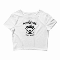 Hipsters Have Beards Crop Top | Artistshot