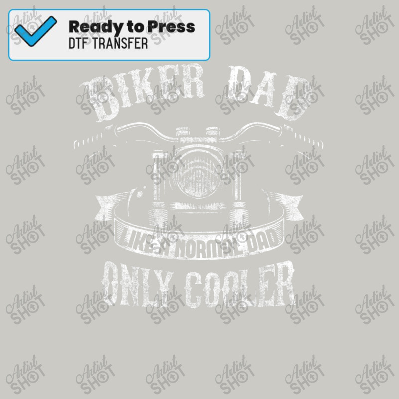 Biker Dad Motorcycle Fathers Day For Fathers Dtf Transfer | Artistshot