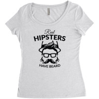 Hipsters Have Beards Women's Triblend Scoop T-shirt | Artistshot