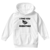 I Find You Ribbiting Youth Hoodie | Artistshot