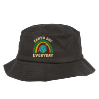 Rainbow Earth Day Bucket Hat | Artistshot