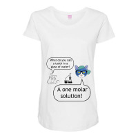 One Molar Solution Tooth Maternity Scoop Neck T-shirt | Artistshot