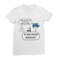 One Molar Solution Tooth Ladies Fitted T-shirt | Artistshot