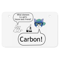 Carbon A Girl's Best Future Friend Atv License Plate | Artistshot