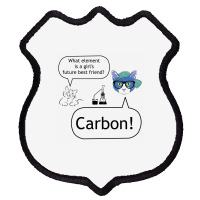 Carbon A Girl's Best Future Friend Shield Patch | Artistshot