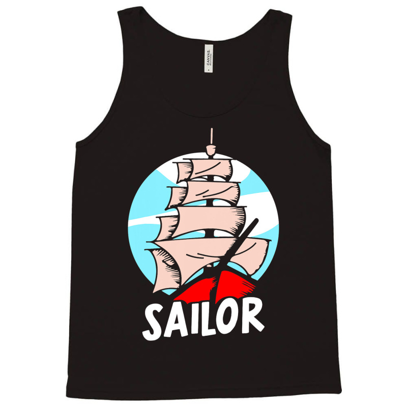 Sailor Sailing Sailboat Sail Captain Tank Top | Artistshot