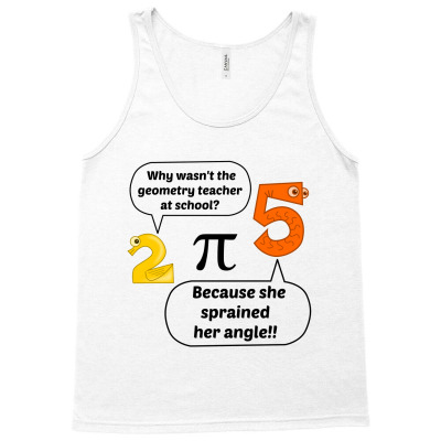 Geometry Teacher At School Tank Top Designed By Perfect Designers
