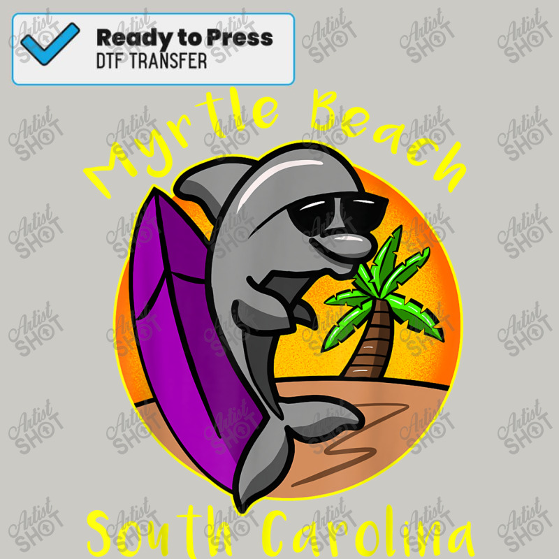 Myrtle Beach South Carolina Dolphin Vacation Design Souvenir Dtf Transfer | Artistshot