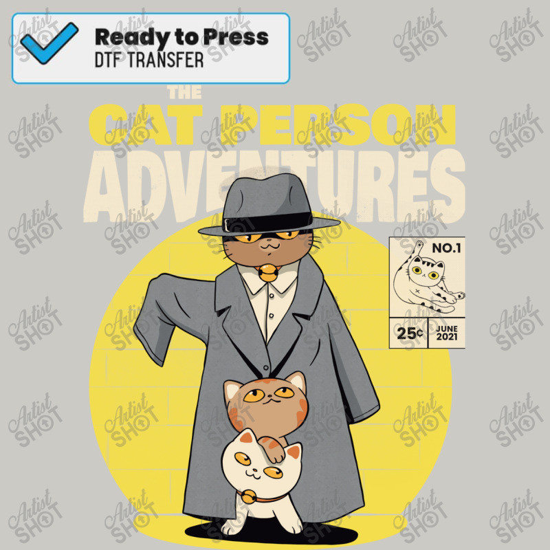 Cat Person Adventures Dtf Transfer | Artistshot