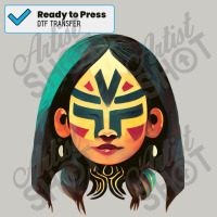 Copy Of Copy Of Mayan Luchador Warrior Woman 4 Dtf Transfer | Artistshot