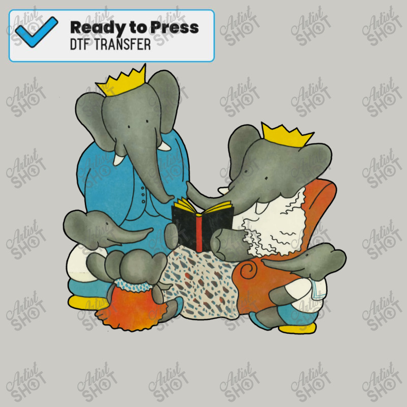 Babar And His Family Kids 80s Dtf Transfer | Artistshot